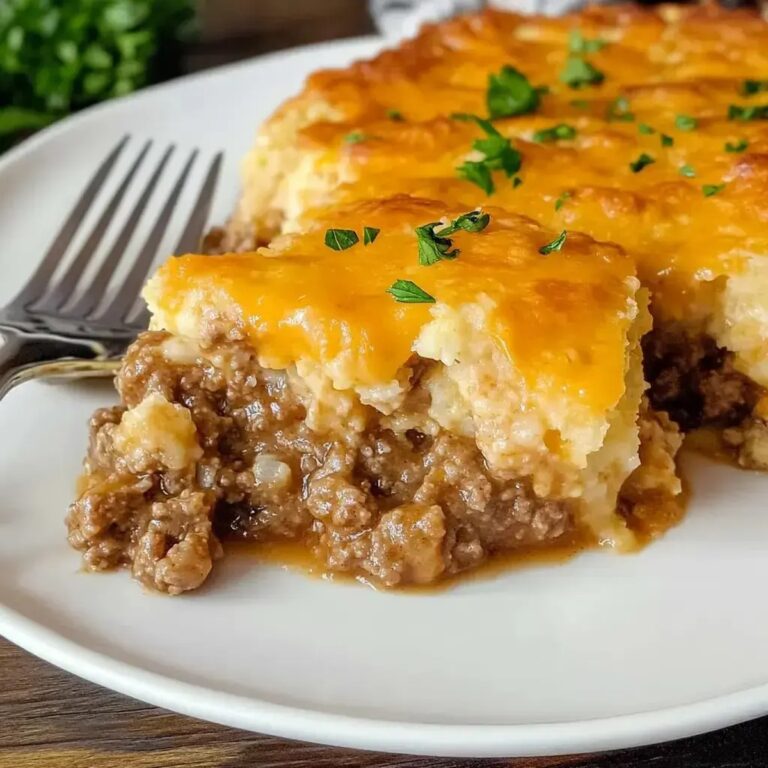 Cheddar Bay Ground Beef Cobbler Recipe