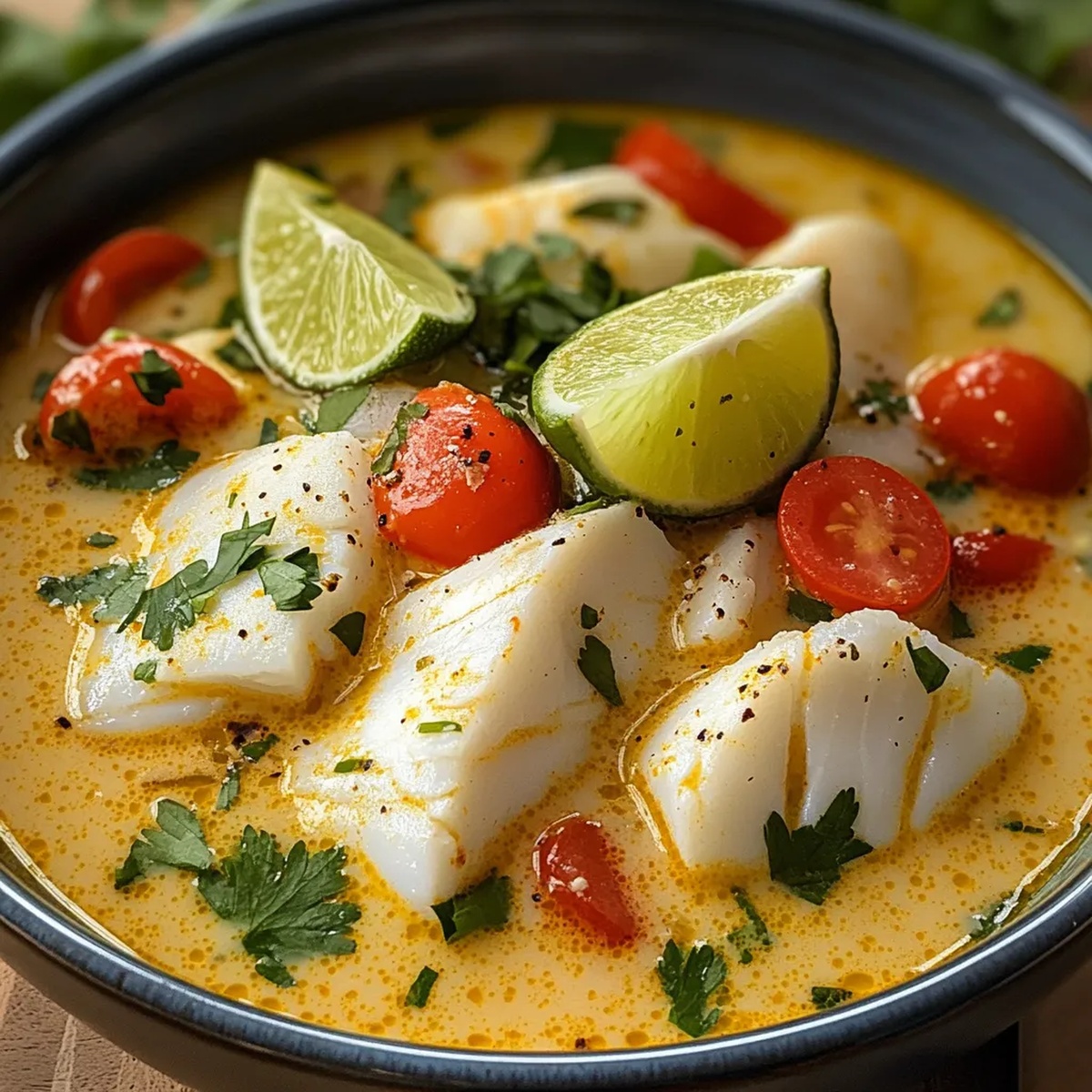 Coconut Lime Fish Soup Recipe