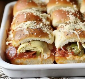 Pizza Supreme Sliders Recipe