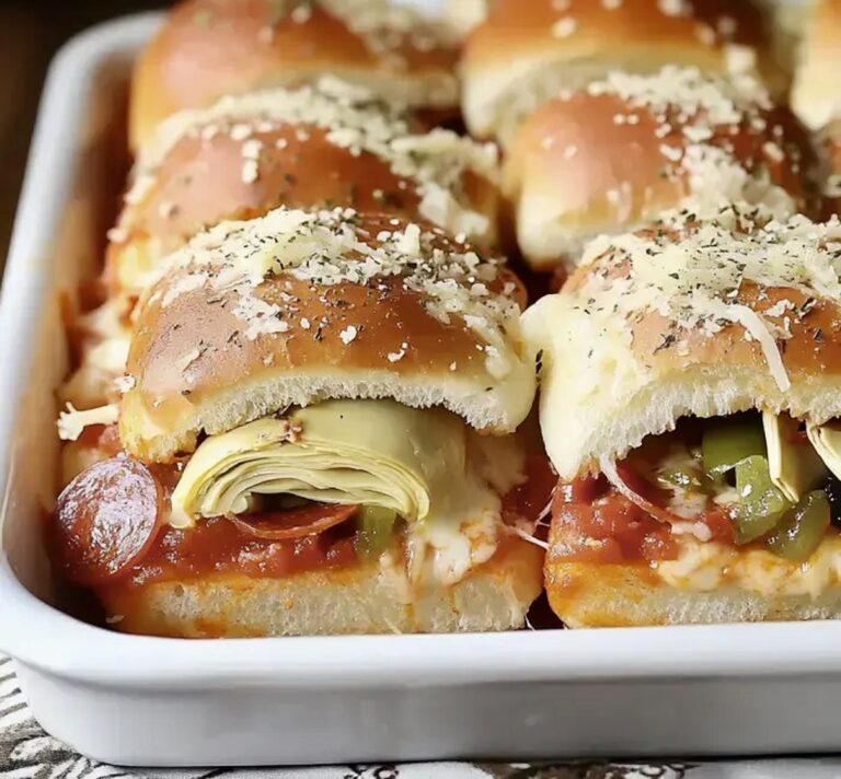 Pizza Supreme Sliders Recipe