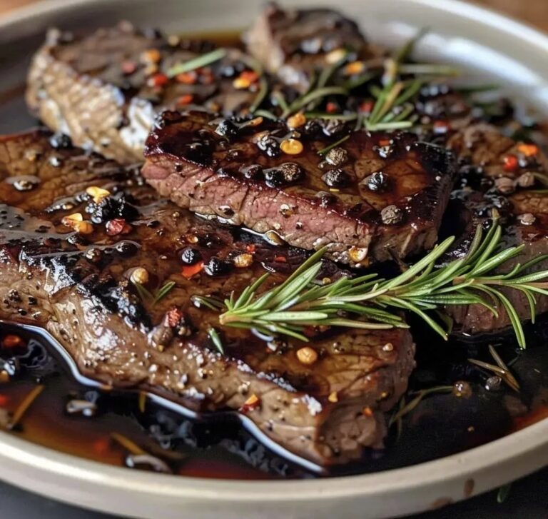 Juicy Balsamic Glazed Steak Recipe