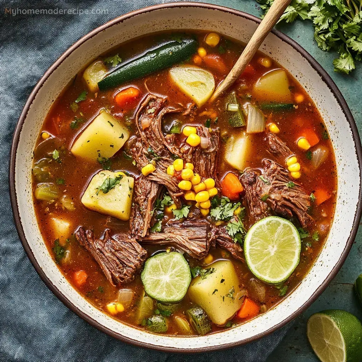 Hearty Mexican Beef Soup Recipe
