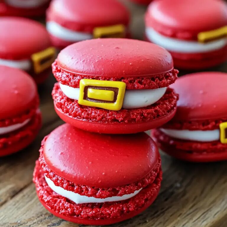 Santa Claus Macarons Recipe