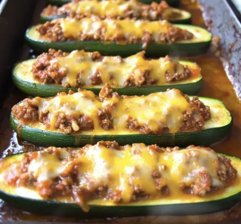 Cheesy Zucchini Boats Recipe