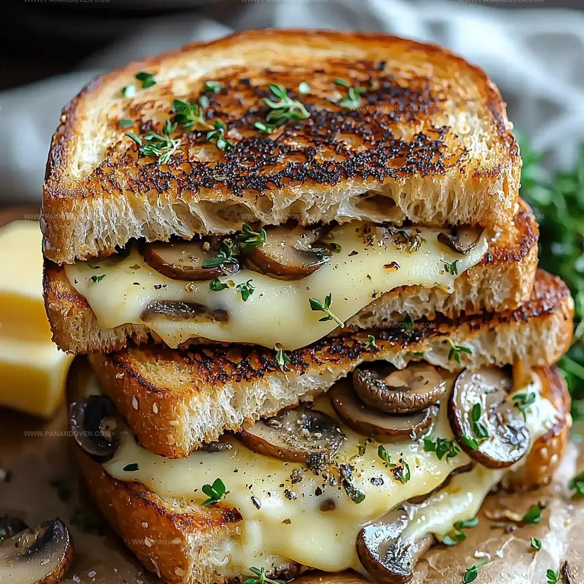 Garlic Mushroom Sandwich Recipe