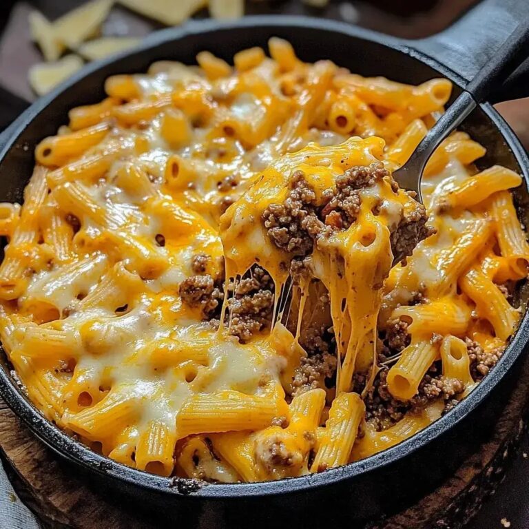 Cheesy Sloppy Cheeseburger Pasta Delight Recipe