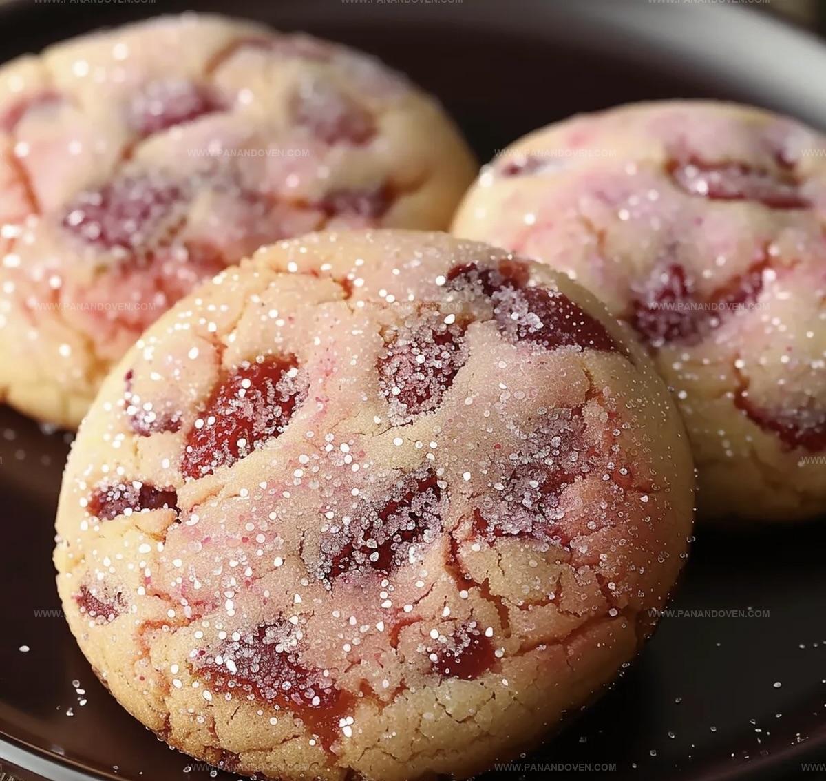 Lychee-Strawberry Cookies Recipe
