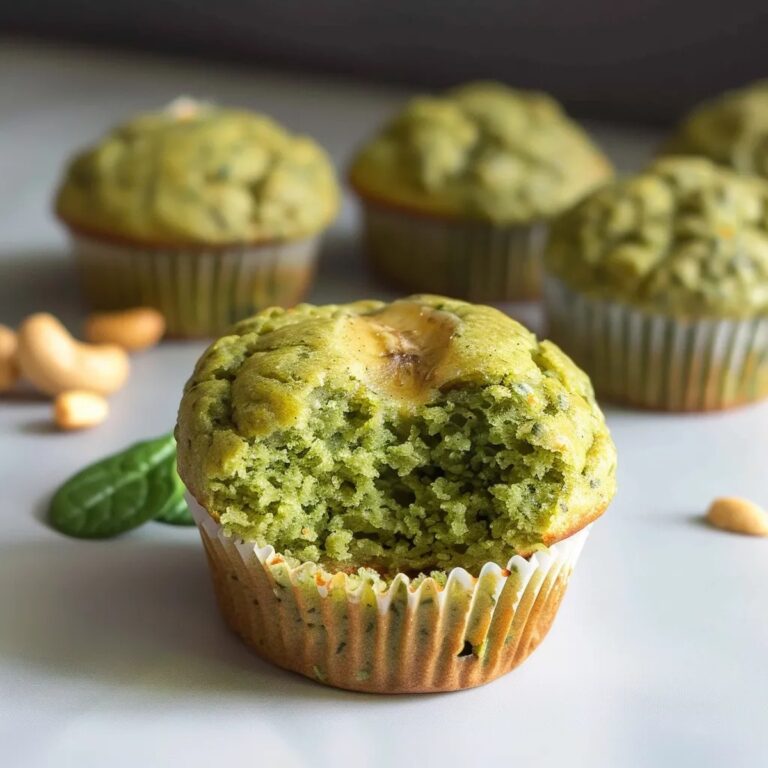 Moist Spinach Muffins Recipe