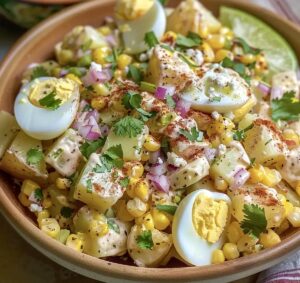 Mexican Street Corn Potato Salad Recipe