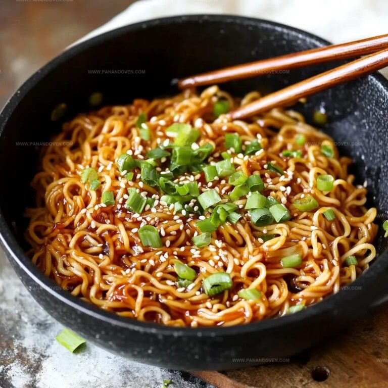 Sesame Garlic Ramen Noodles Recipe