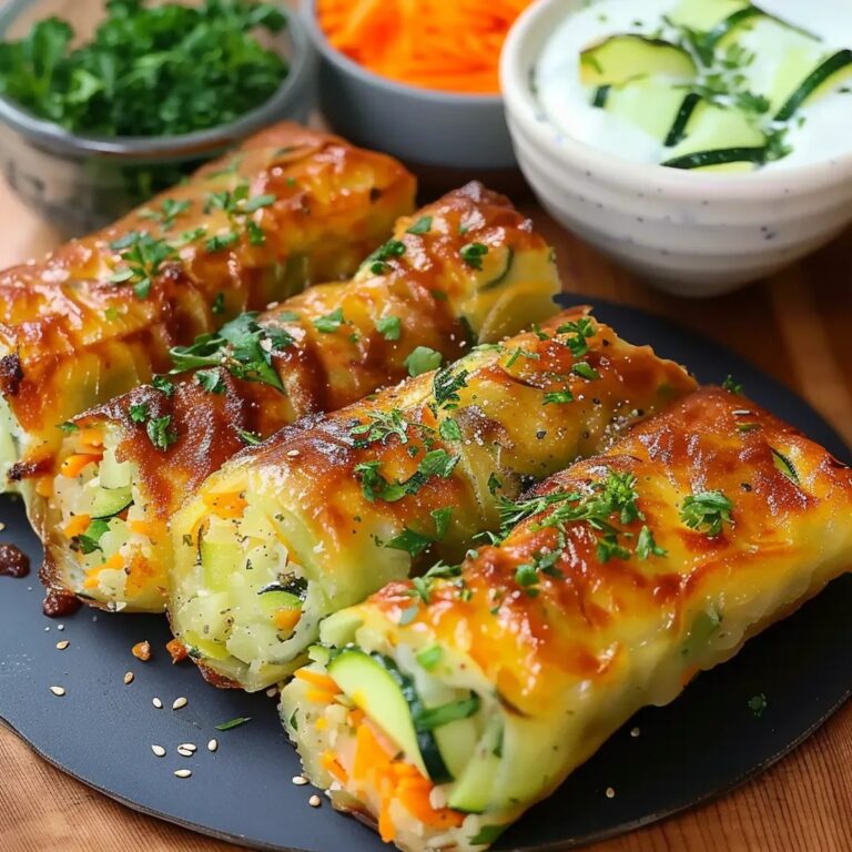Cheesy Baked Vegetable Rolls Recipe