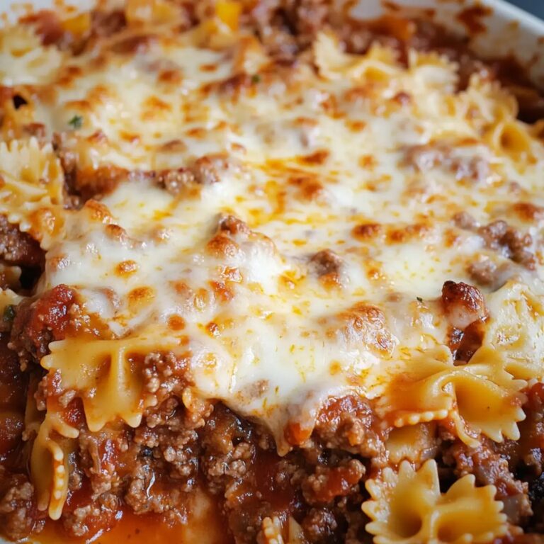 Creamy Beef Bowtie Pasta Recipe