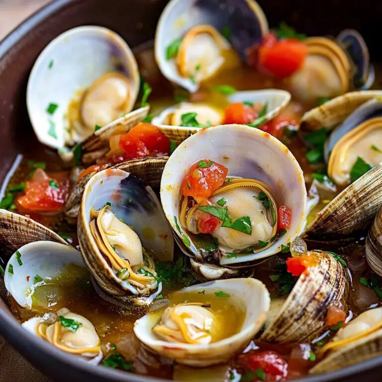 Mediterranean-Style Steamed Clams Recipe