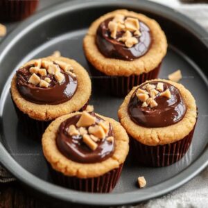 Peanut Butter Fudge Puddles Recipe