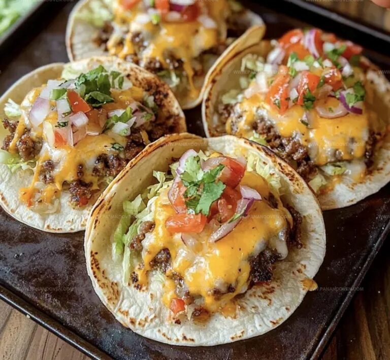 Smashed Cheeseburger Tacos Recipe