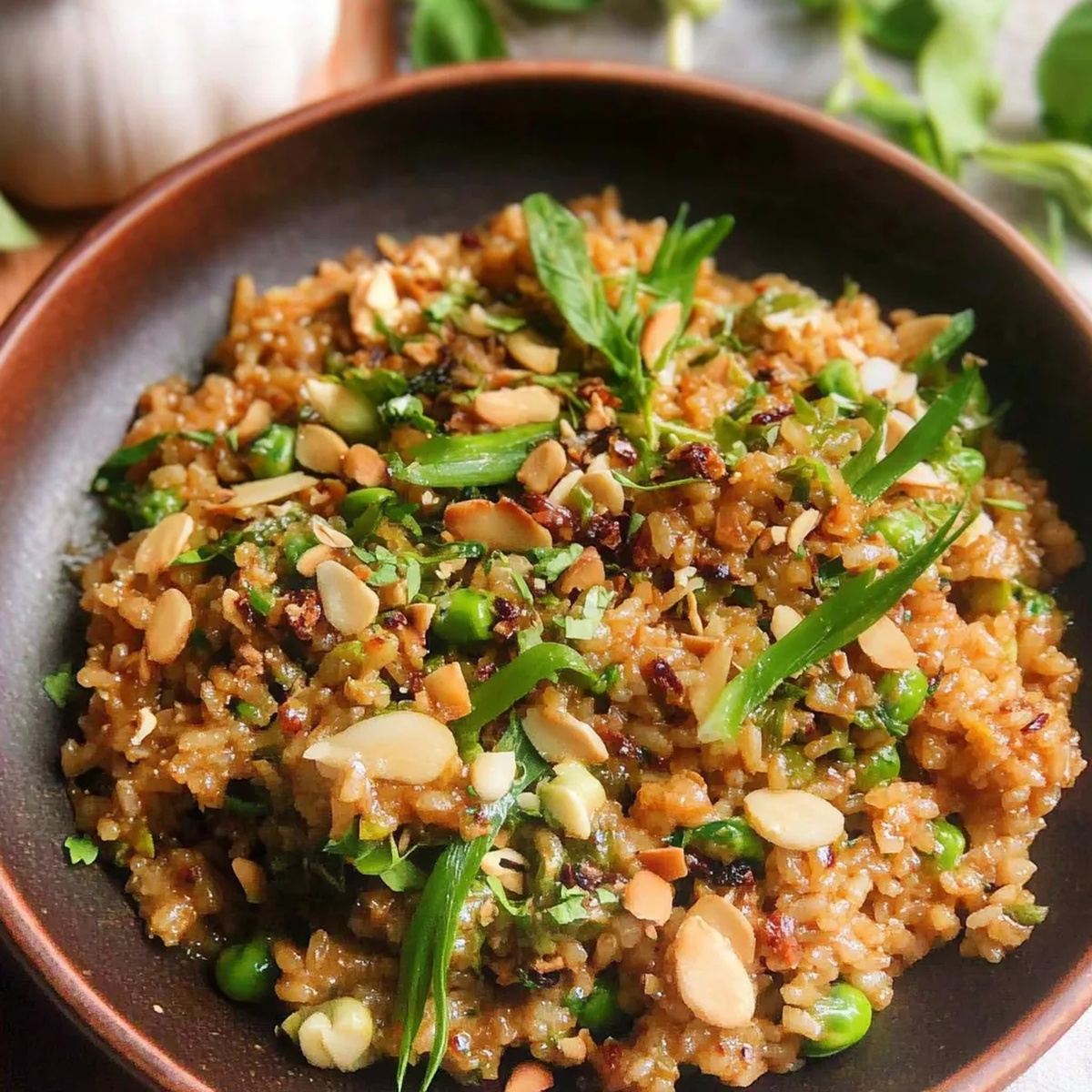 Satay Crispy Rice Salad Recipe
