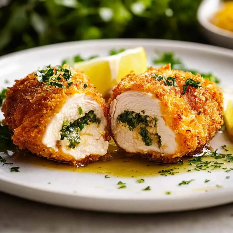 Crispy Chicken with Herb Butter Recipe