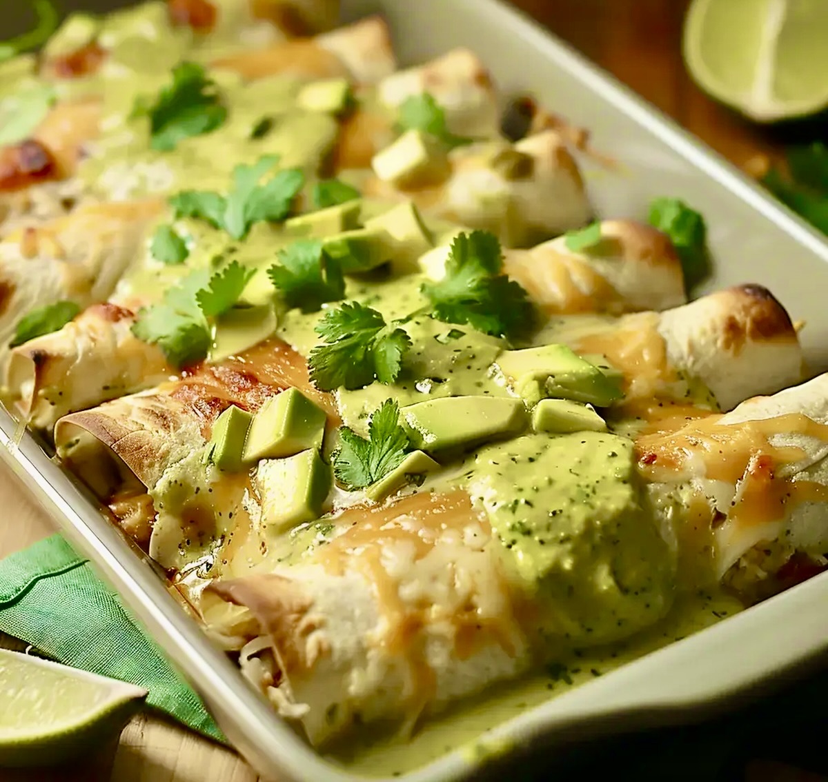 Creamy Chicken Enchiladas Recipe