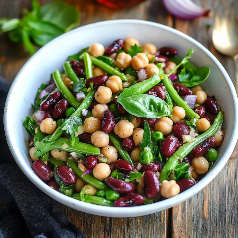 Easy 10-Minute Three Bean Salad Recipe
