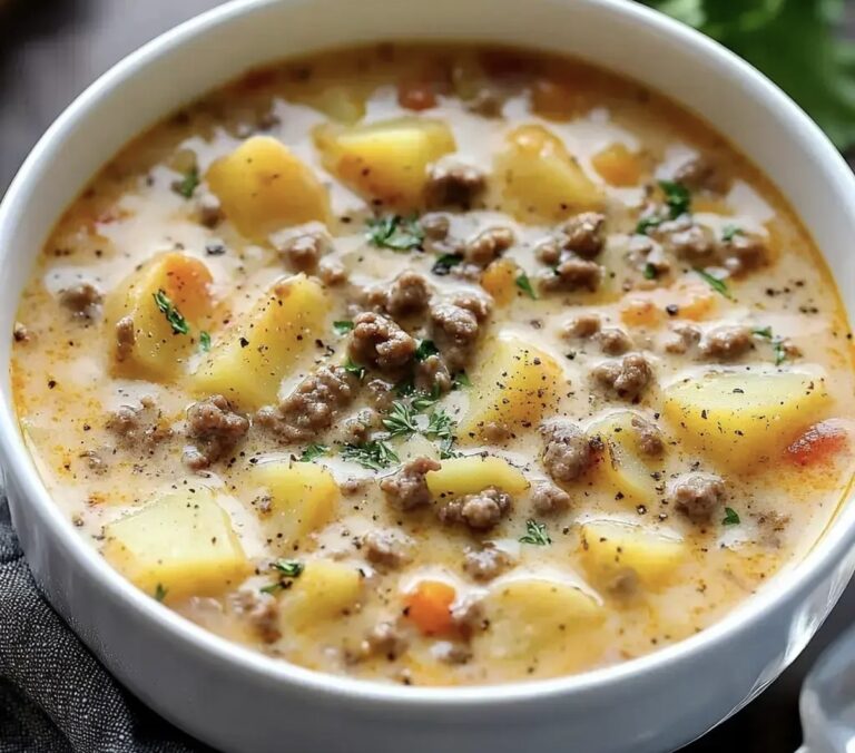 Hamburger Potato Soup Recipe