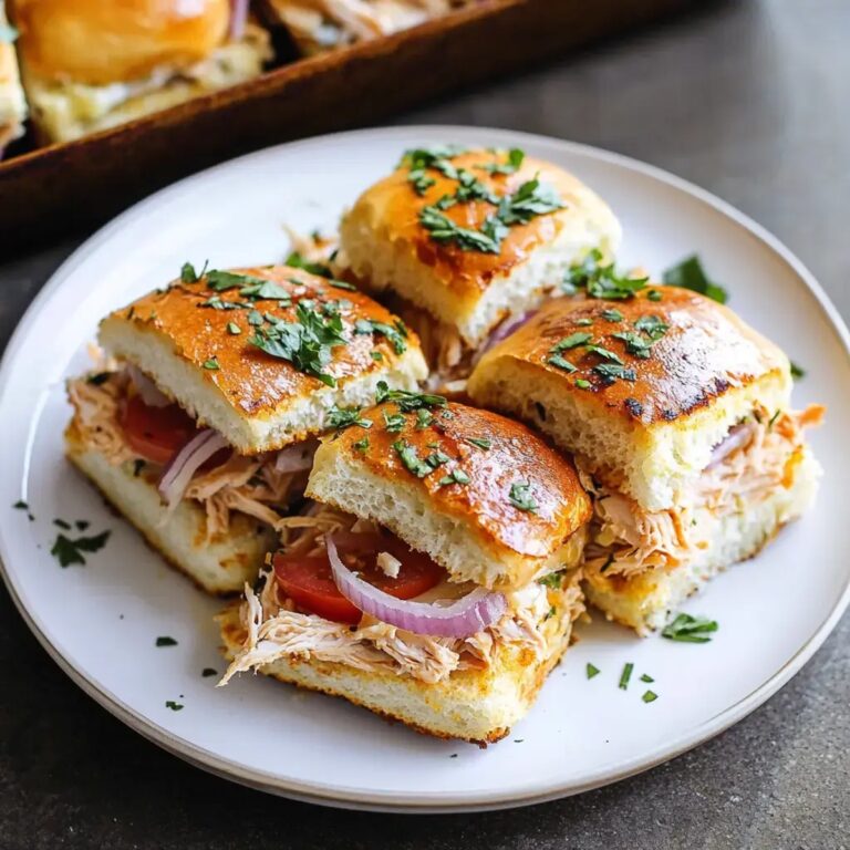 Easy Shredded Rotisserie Chicken Sliders Recipe