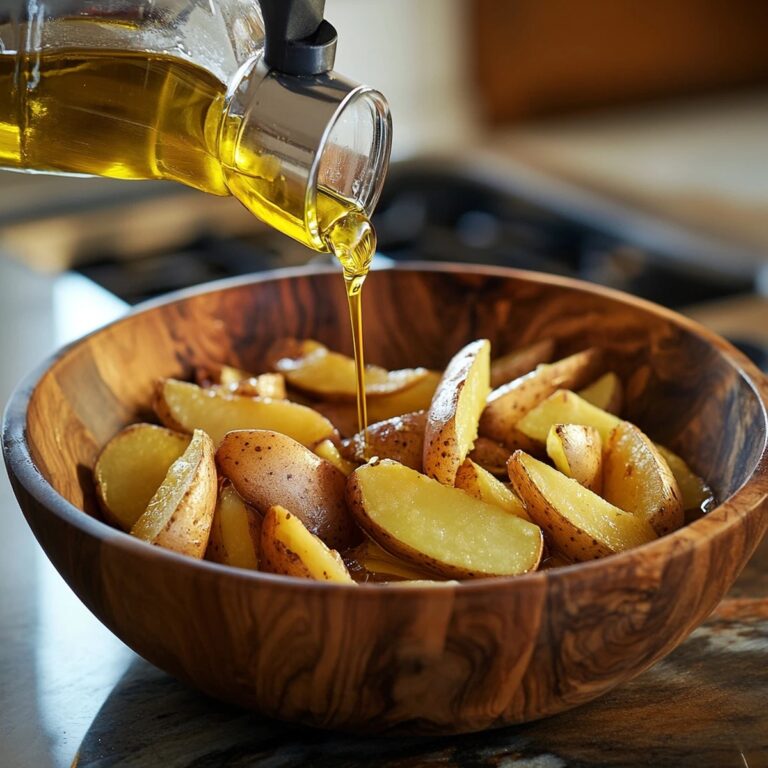 Baked Garlic Parmesan Potato Wedges Recipe