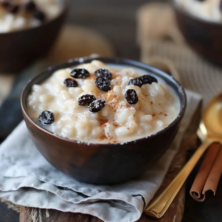 Creamy Rice Pudding Recipe