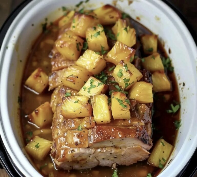 Slow Cooker Pineapple Pork Loin Recipe
