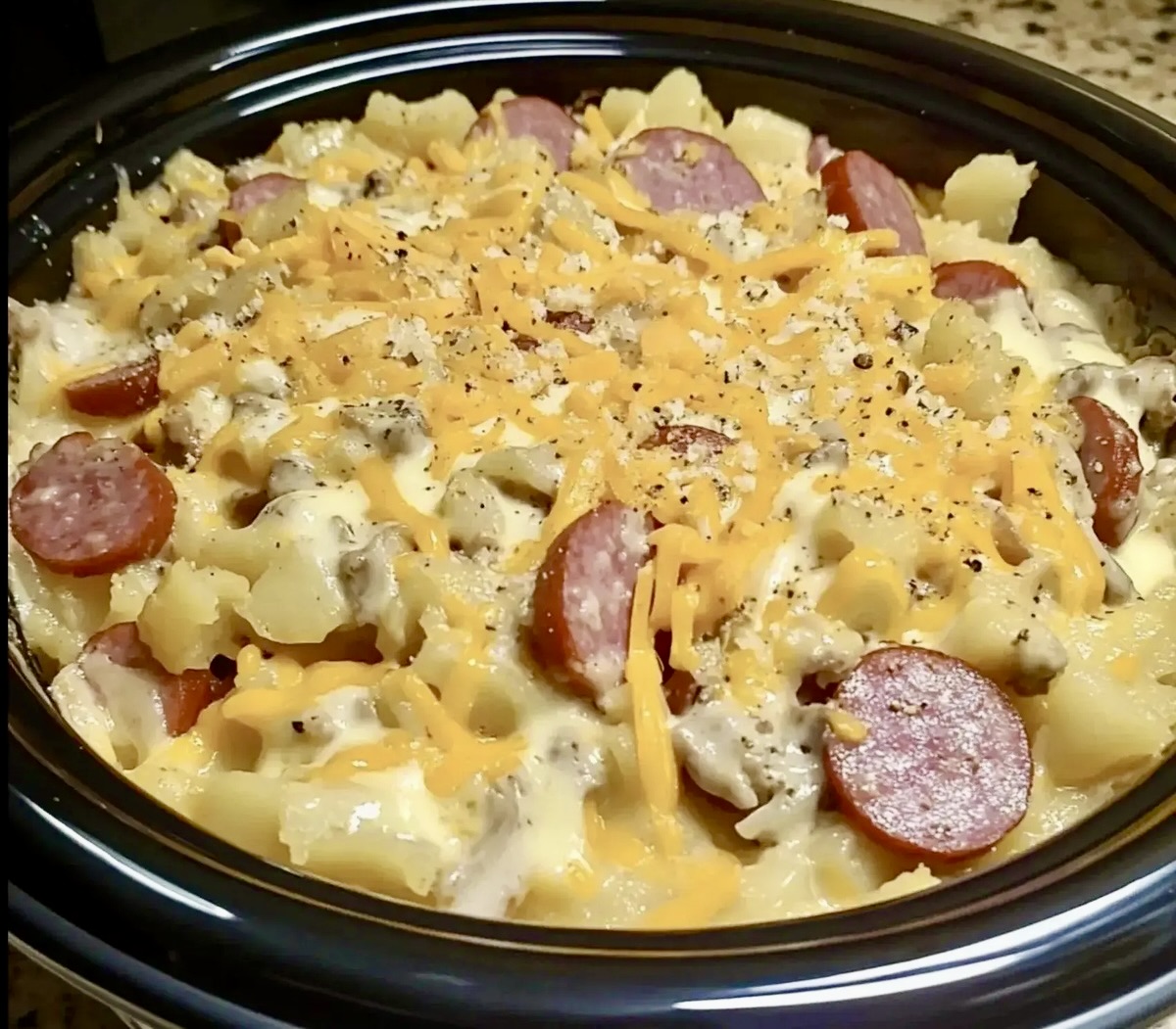 Easy Kielbasa Hashbrown Casserole Recipe