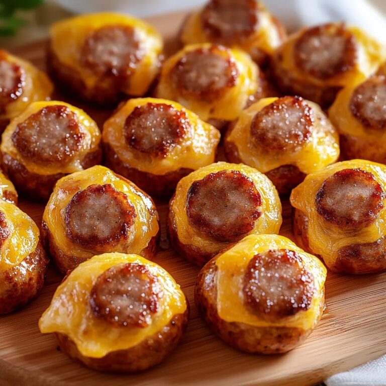 Cheesy Kilted Sausage Bites Recipe