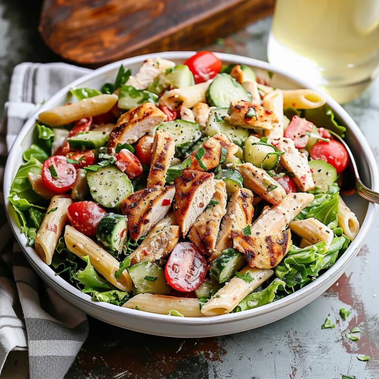 Chicken Caesar Pasta Salad Recipe