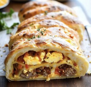 Breakfast Stromboli Recipe