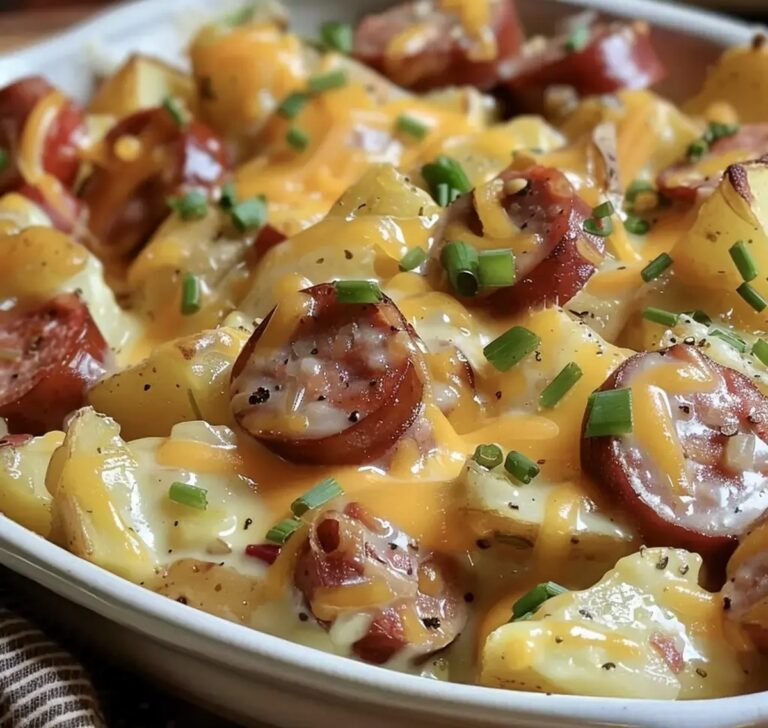 Cheesy Ranch Potatoes and Sausage Recipe