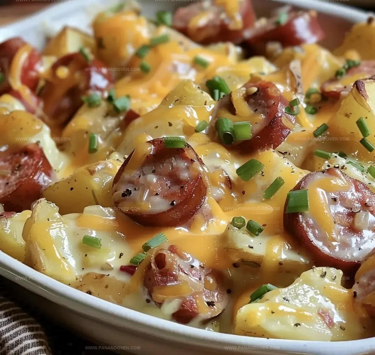 Cheesy Ranch Potatoes and Sausage Recipe
