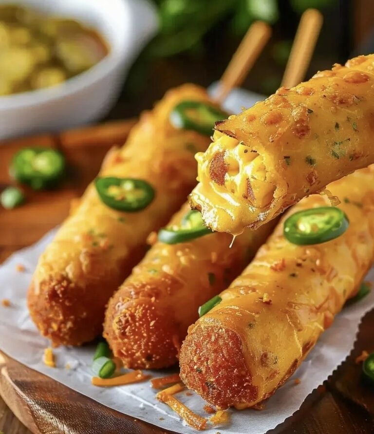 Cheesy Jalapeno Corn Dogs Recipe
