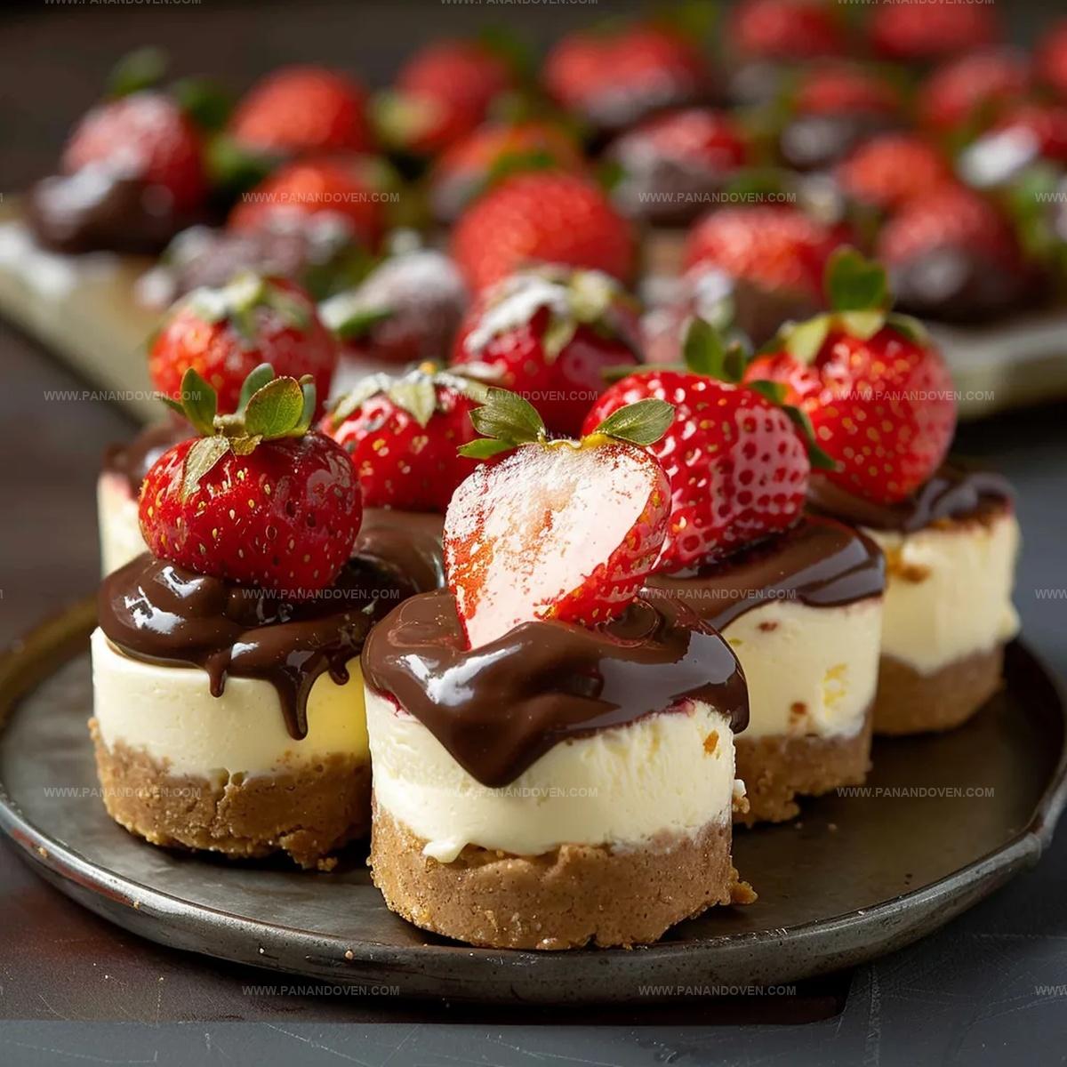 Chocolate Dipped Strawberry Cheesecake Recipe