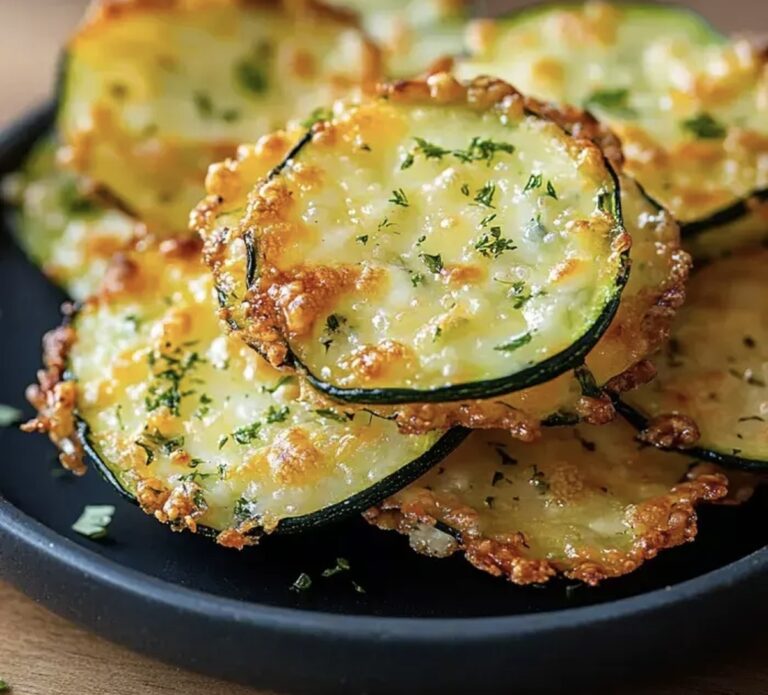 Zucchini Cheese Crisps Recipe