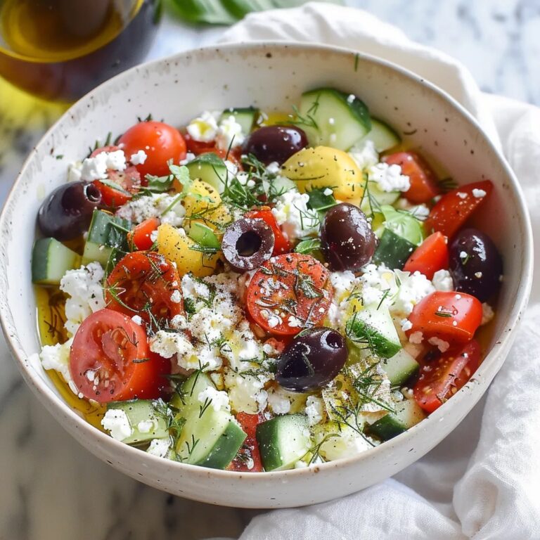 Greek Cottage Cheese Salad Recipe