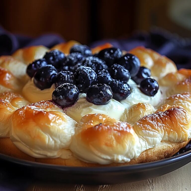 Blueberry Fluffy Cottage Cheese Cloud Bread Recipe