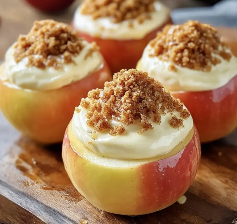 Cheesecake Stuffed Baked Apples Recipe