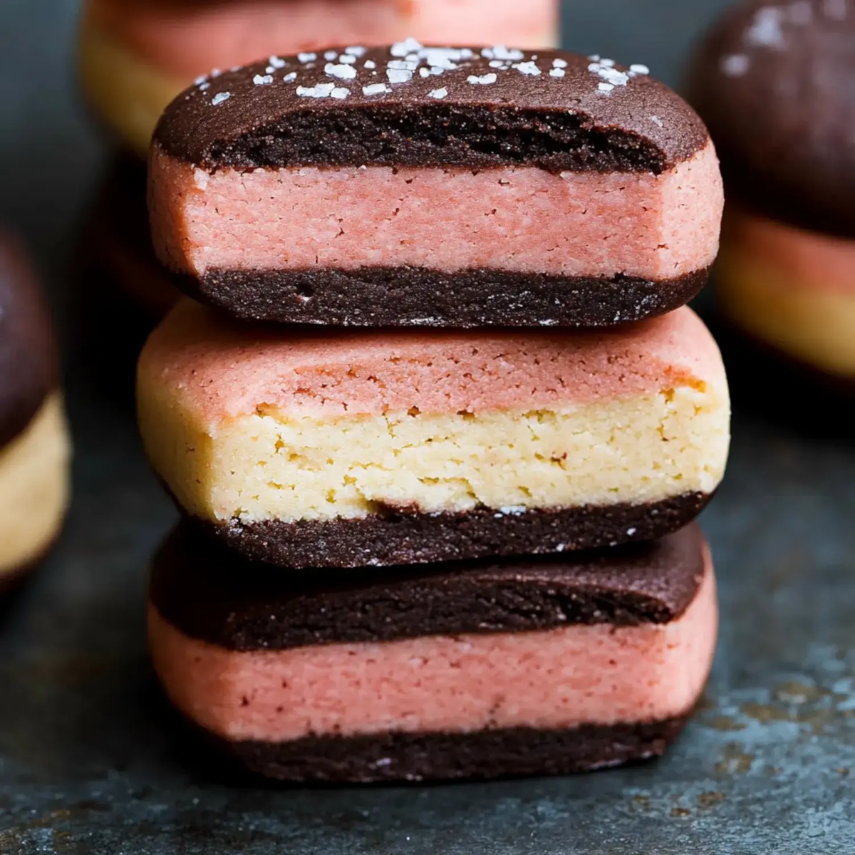 1-Dough Neapolitan Cookies Recipe