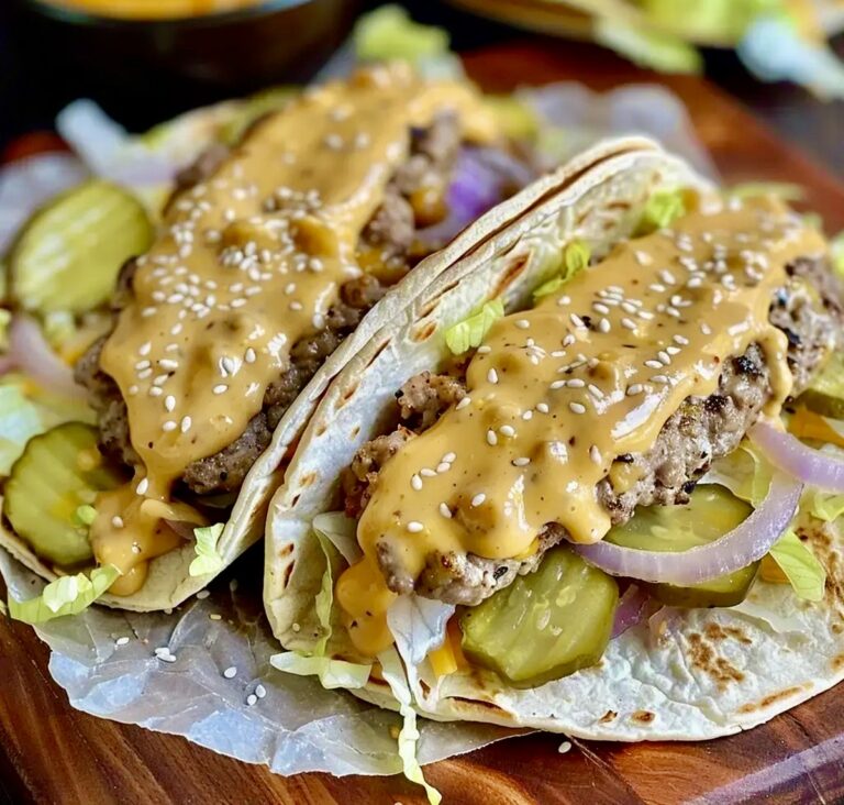 Big Mac Smash Tacos Recipe