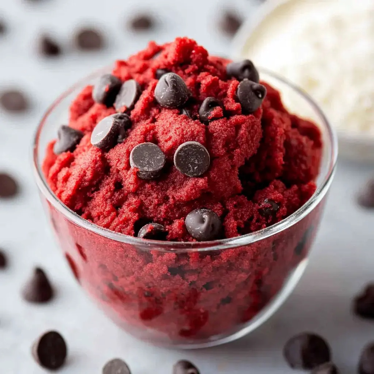 Red Velvet Edible Cookie Dough Recipe