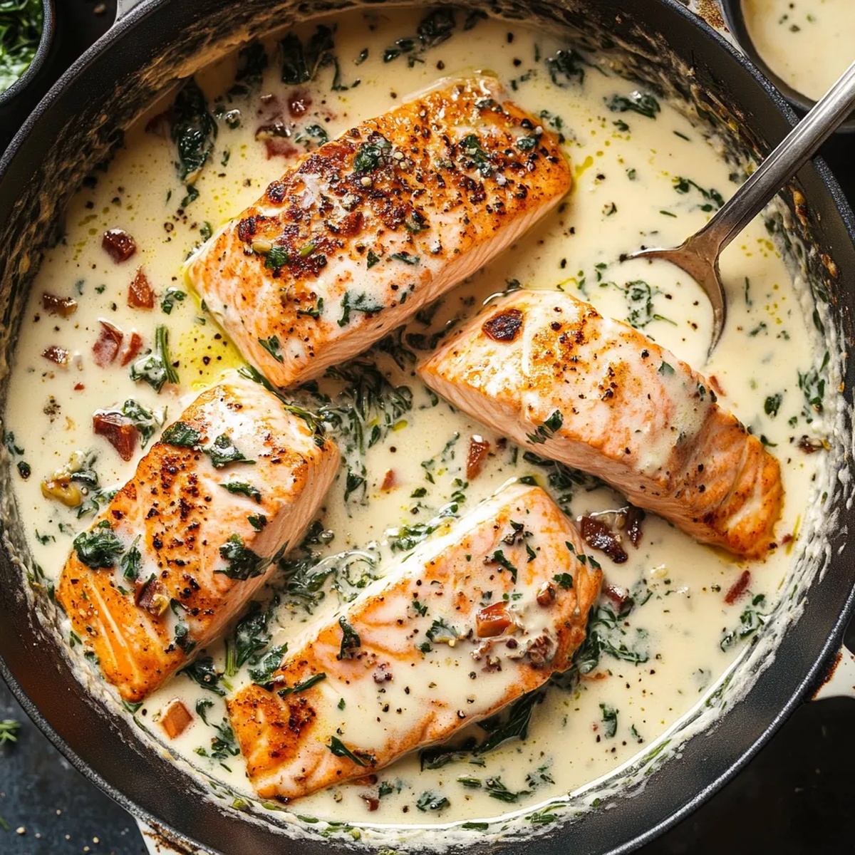 Garlic Butter Parmesan Salmon Recipe