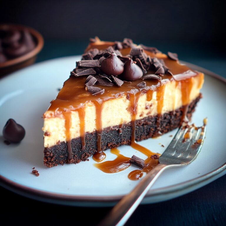 Caramel Brownie Cheesecake Recipe