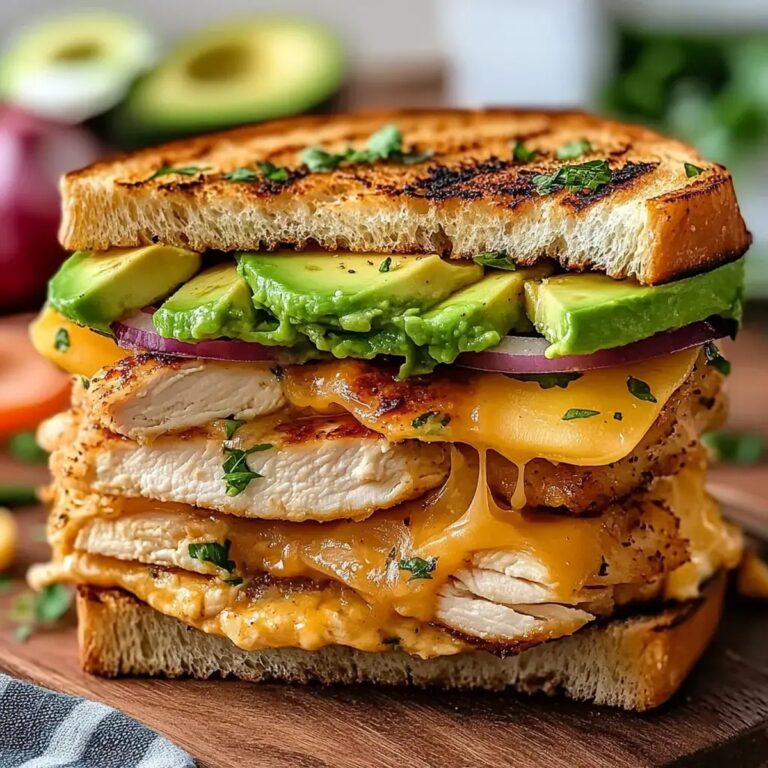 Chicken Avocado Melt Sandwich Recipe