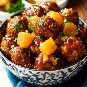 Crock Pot Hawaiian Meatballs Recipe