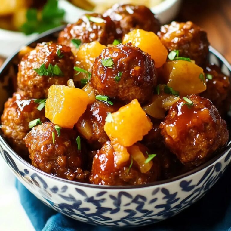 Crock Pot Hawaiian Meatballs Recipe