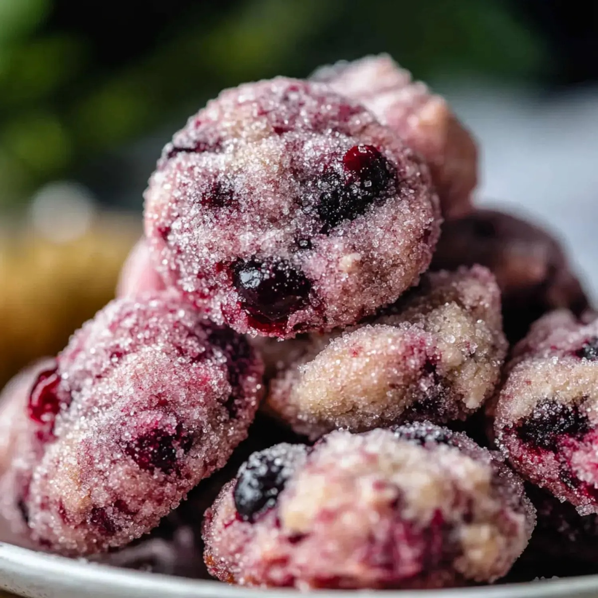 Sparkling Sugarplum Cranberry Cookies Recipe