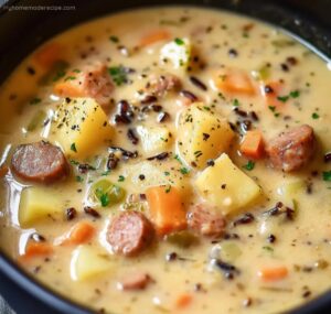 Hearty Potato and Sausage Chowder - Perfect Comfort Food Recipe